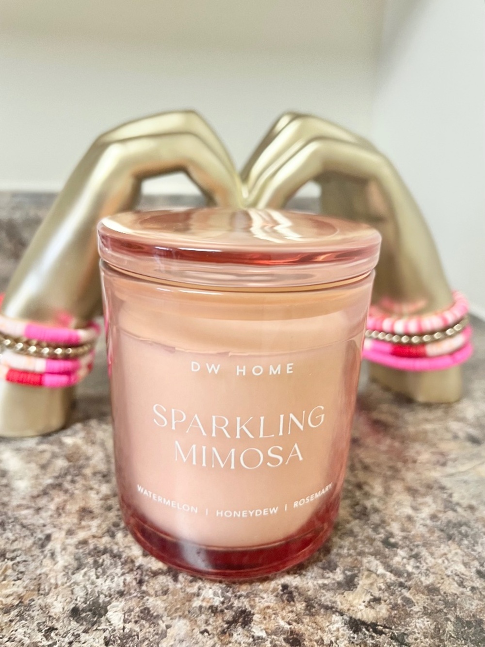 DW Home Sparkling Mimosa Scented Candles, 9 oz Brsnd New
